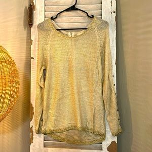 Daytrip gold foil sweater
